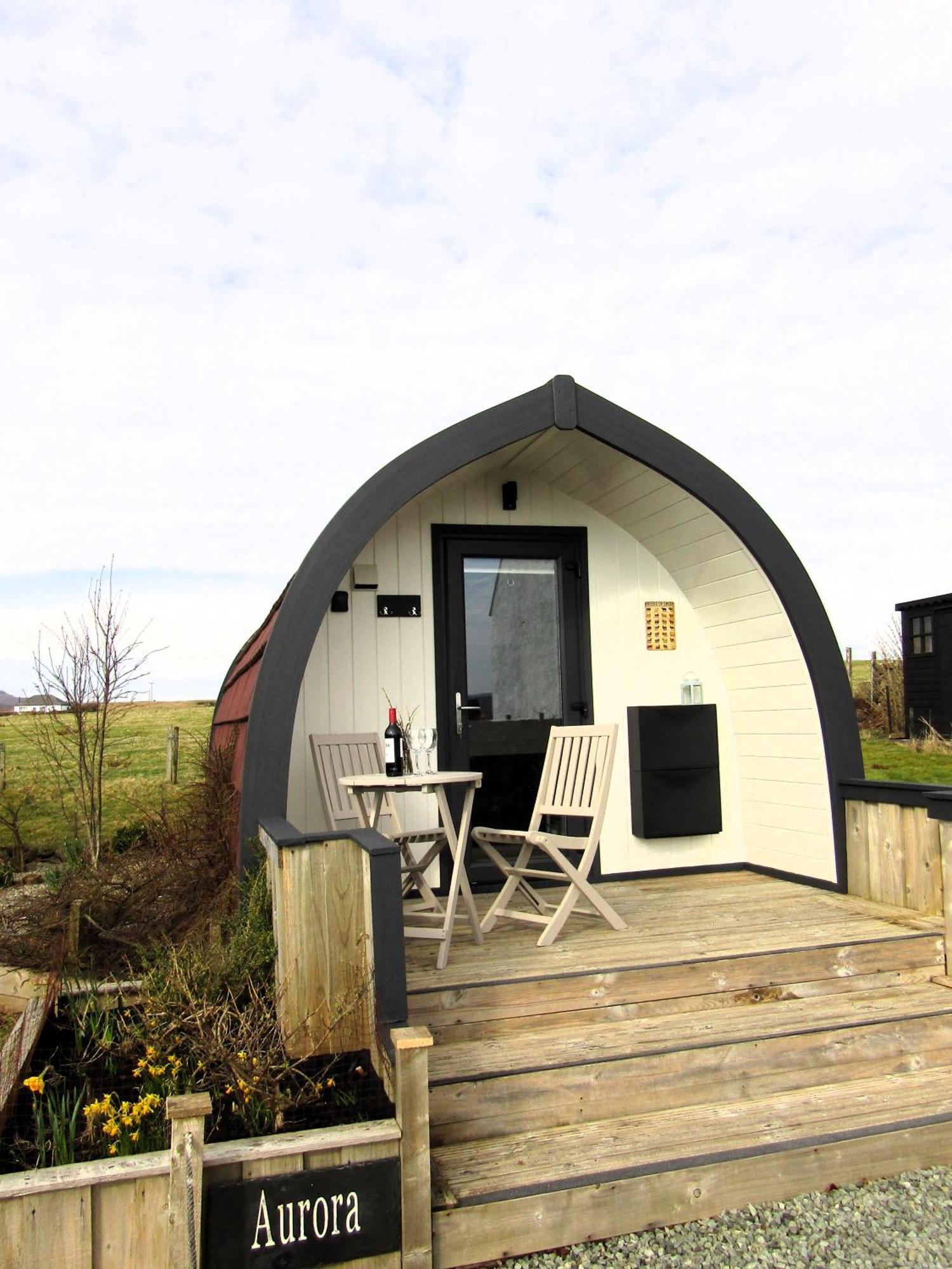 Harlosh Hideaways - Aurora Pod Buitenkant foto